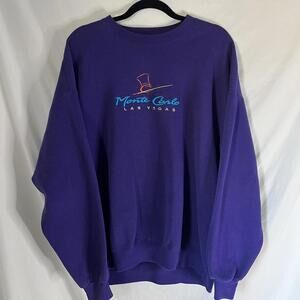 Purple vintage Monte Carlo crewneck sweatshirt